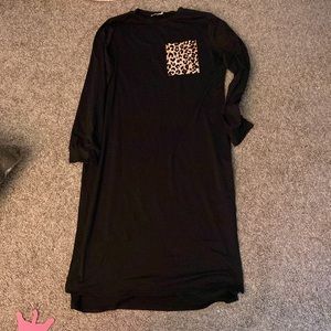 Long sleeve T shirt dress
